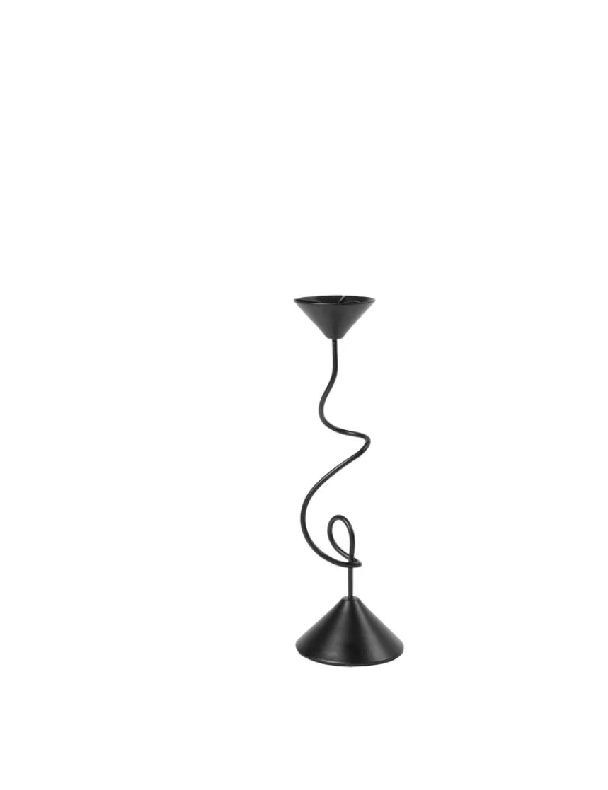 BROSTE Candleholder Selma Tall - Black