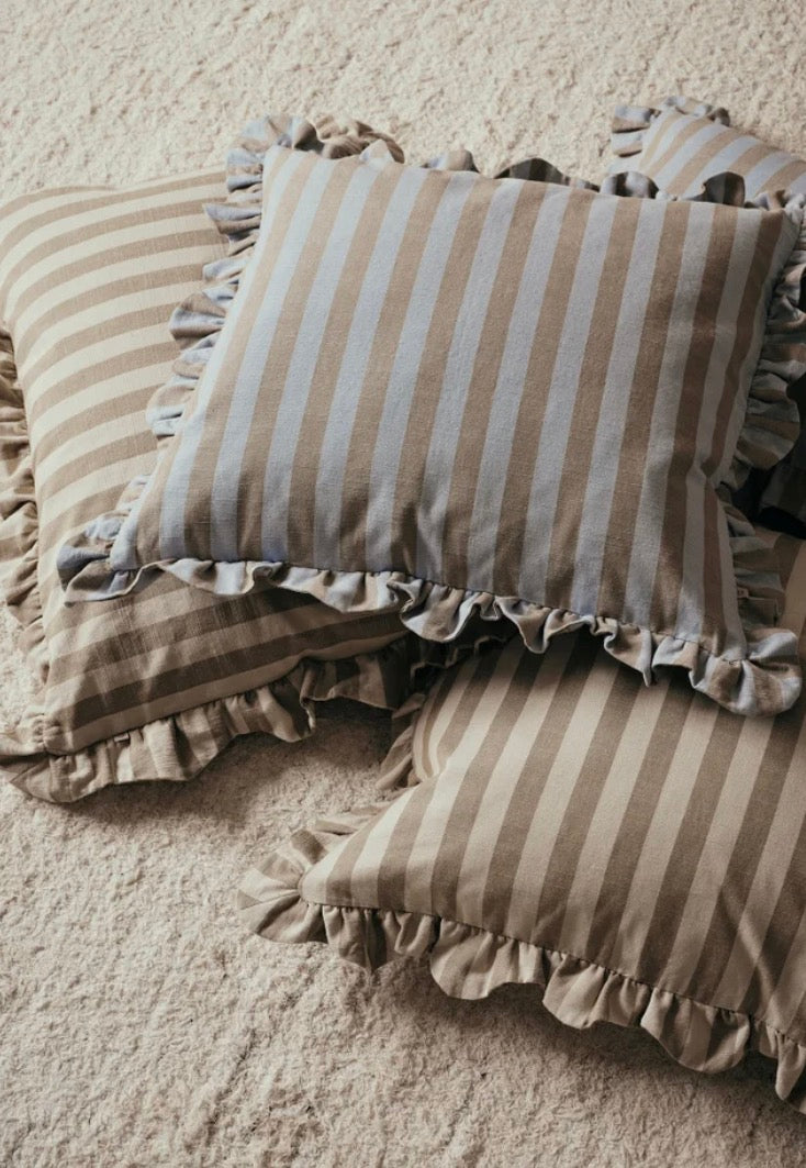 Cushion Cover Ina - Brown Kelp/Castle Beige 40 x60cm