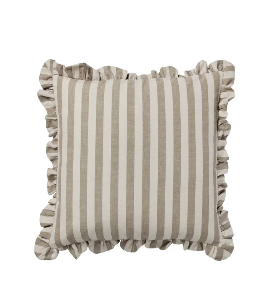 Cushion Cover Ina - Brown Kelp/Castle Beige 50 x 50cm