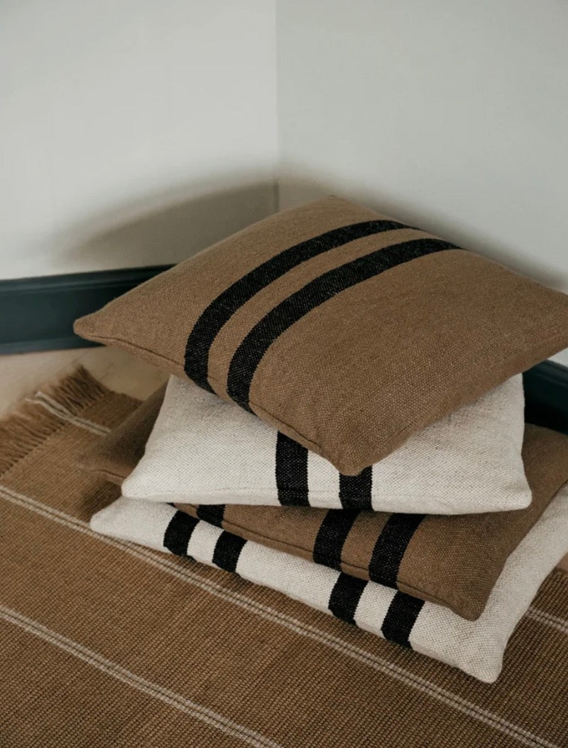 Cushion Cover Sigrun - Brown Kelp/Black 50 x 50cm