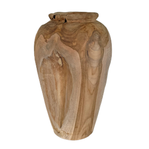 Organic Teak Vase 40cm