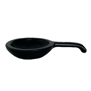 Organic Teak Tapas Bowl Black