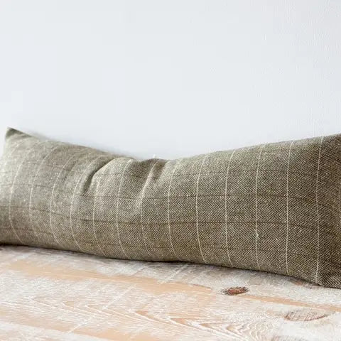 Betty Olive Green Bolster