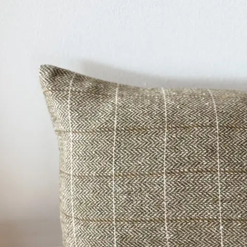 Betty Olive Green Bolster