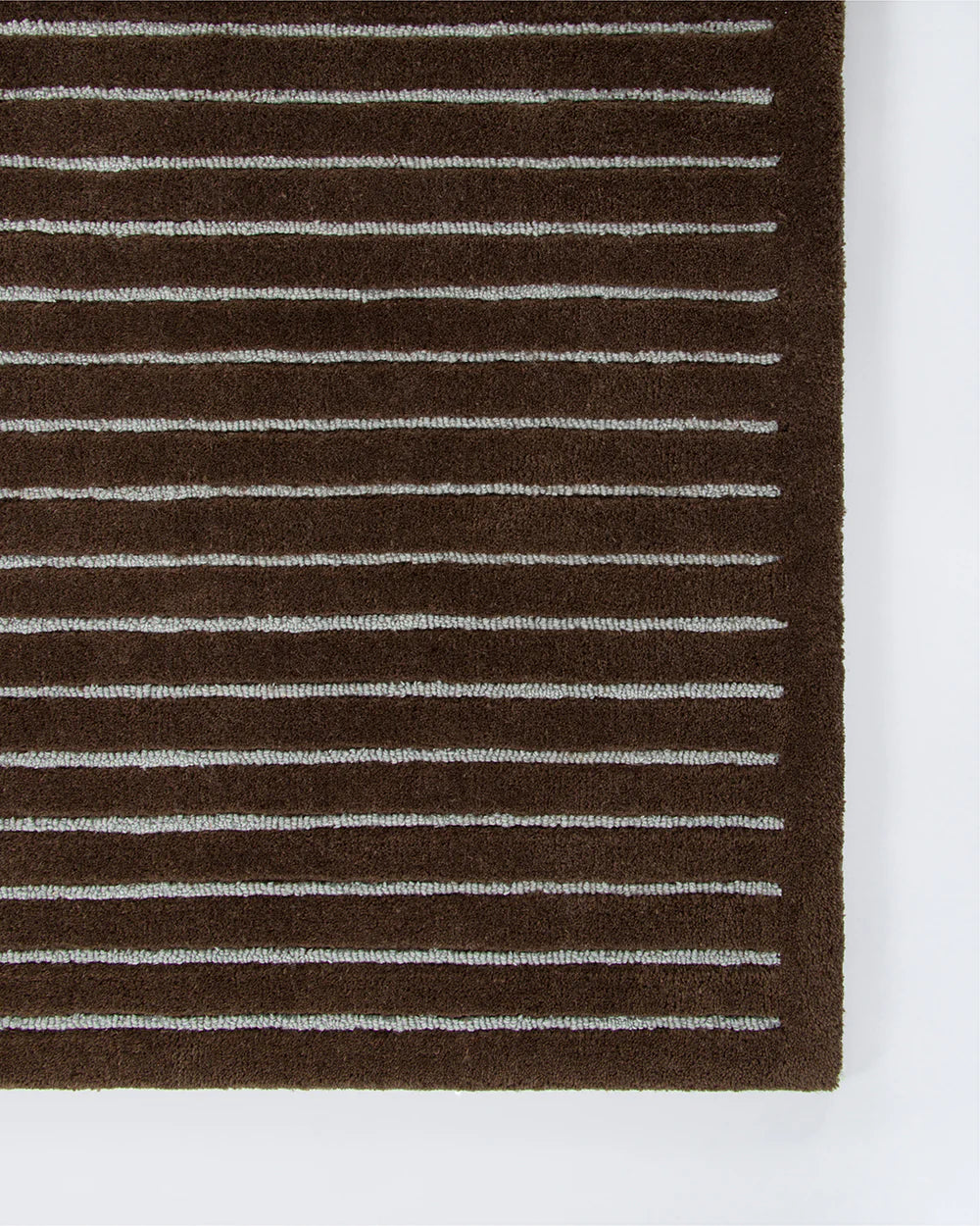 Stripe Chocolate Floor Rug