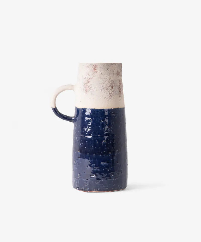 Terracotta Jug Dark Blue