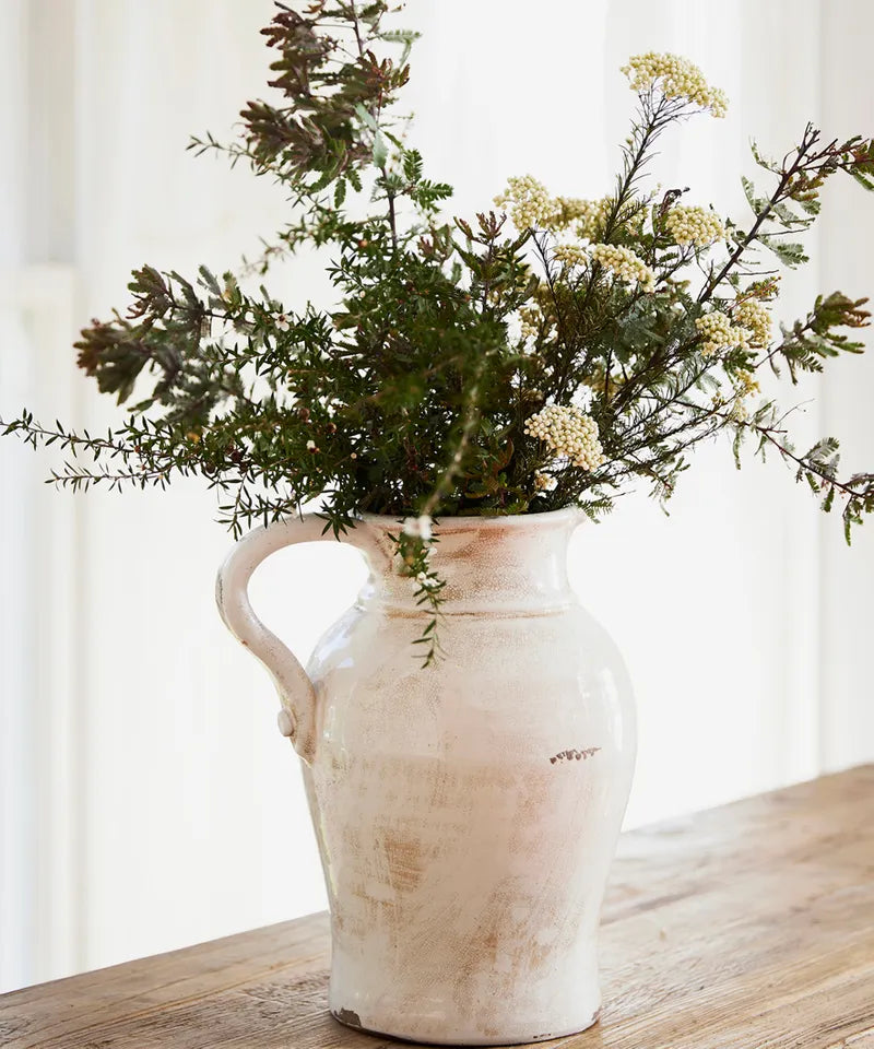 Aged White Jug