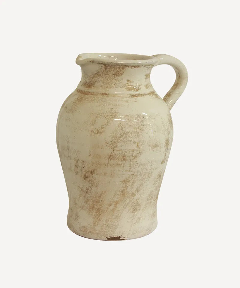 Aged White Jug