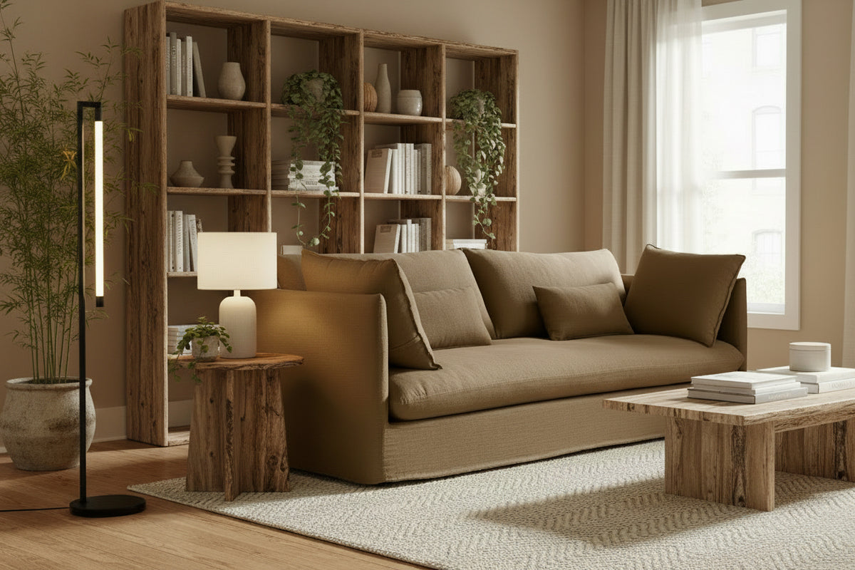 Mocka Linen Sofa