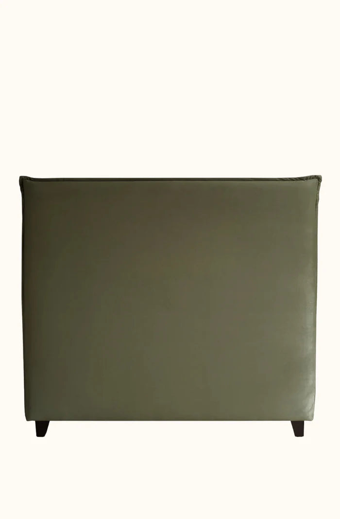 Moss Velvet Headboard