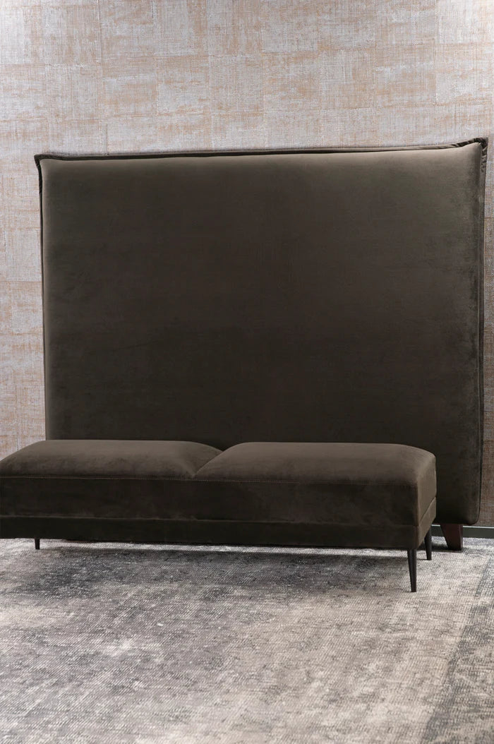 Chocolate Velvet Headboard