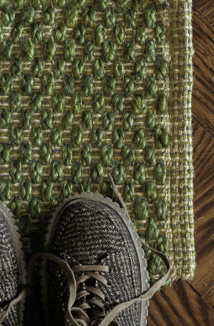 Jute Green Rug