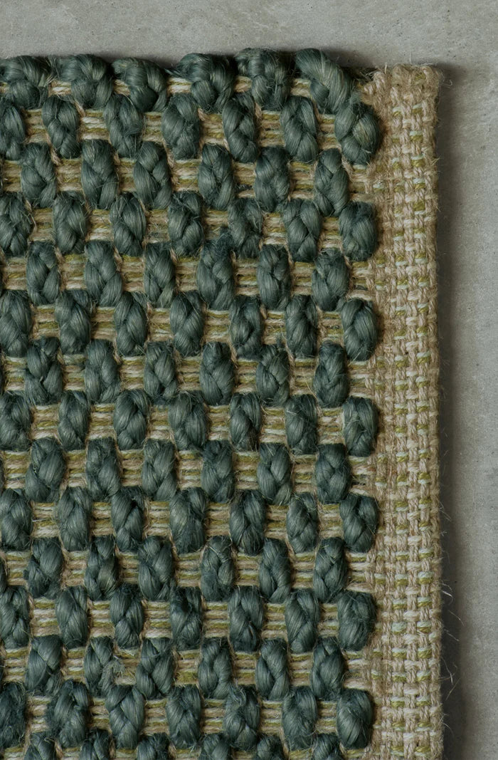 Jute Teal Rug