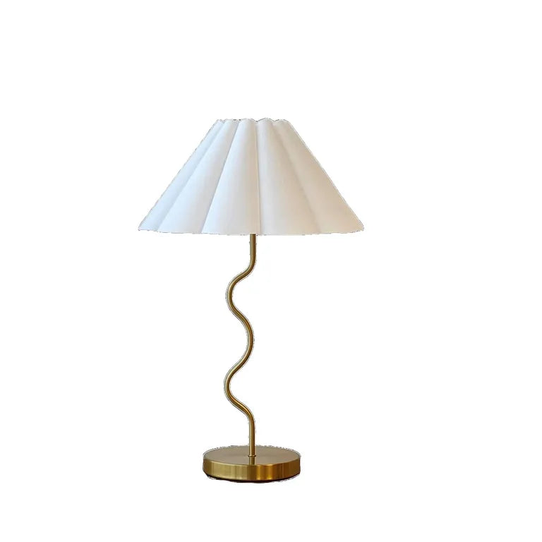 Wavy Lamp Brass