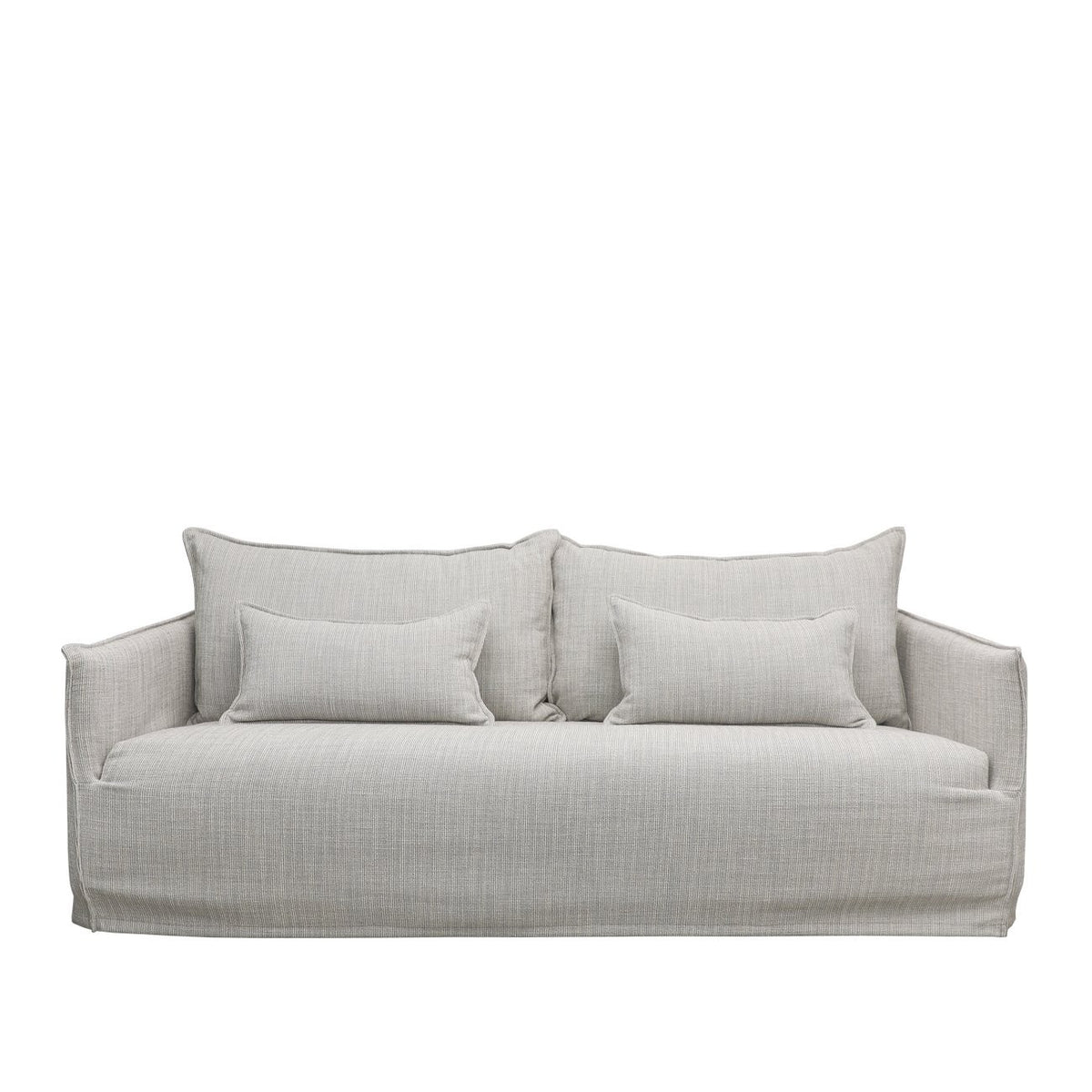 HAVEN SLIPCOVER SOFA 3 SEATER - LIGHT GREY