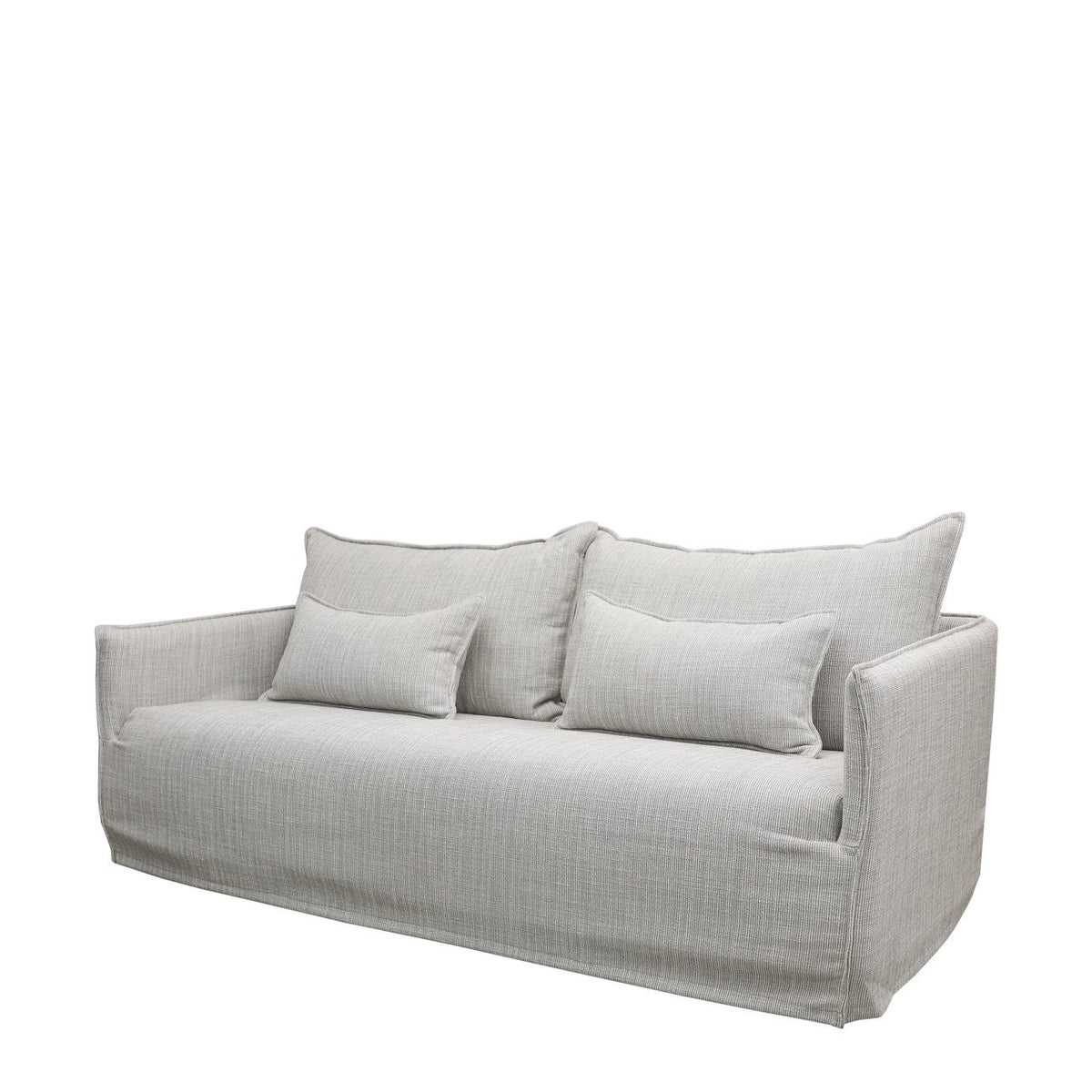 HAVEN SLIPCOVER SOFA 3 SEATER - LIGHT GREY