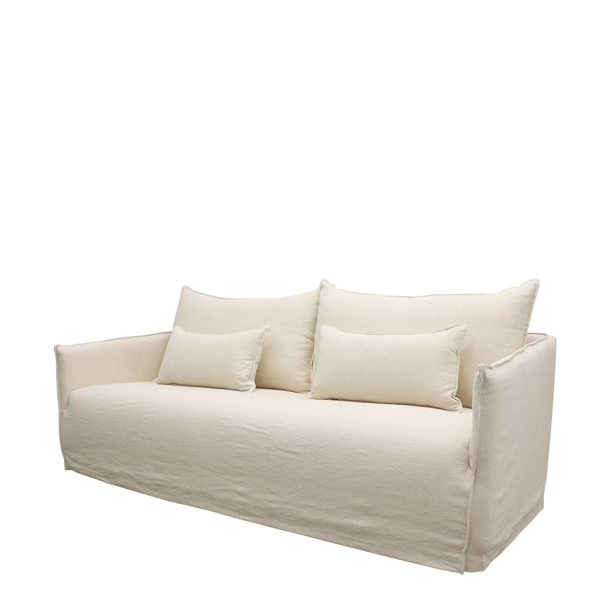 HAVEN SLIPCOVER SOFA 3 SEATER - OATMEAL