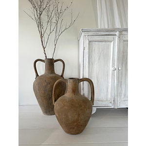Lombok Urn Buffalo Antique L 60cm