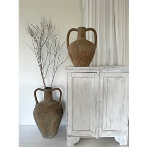 Lombok Urn Buffalo Antique L 60cm