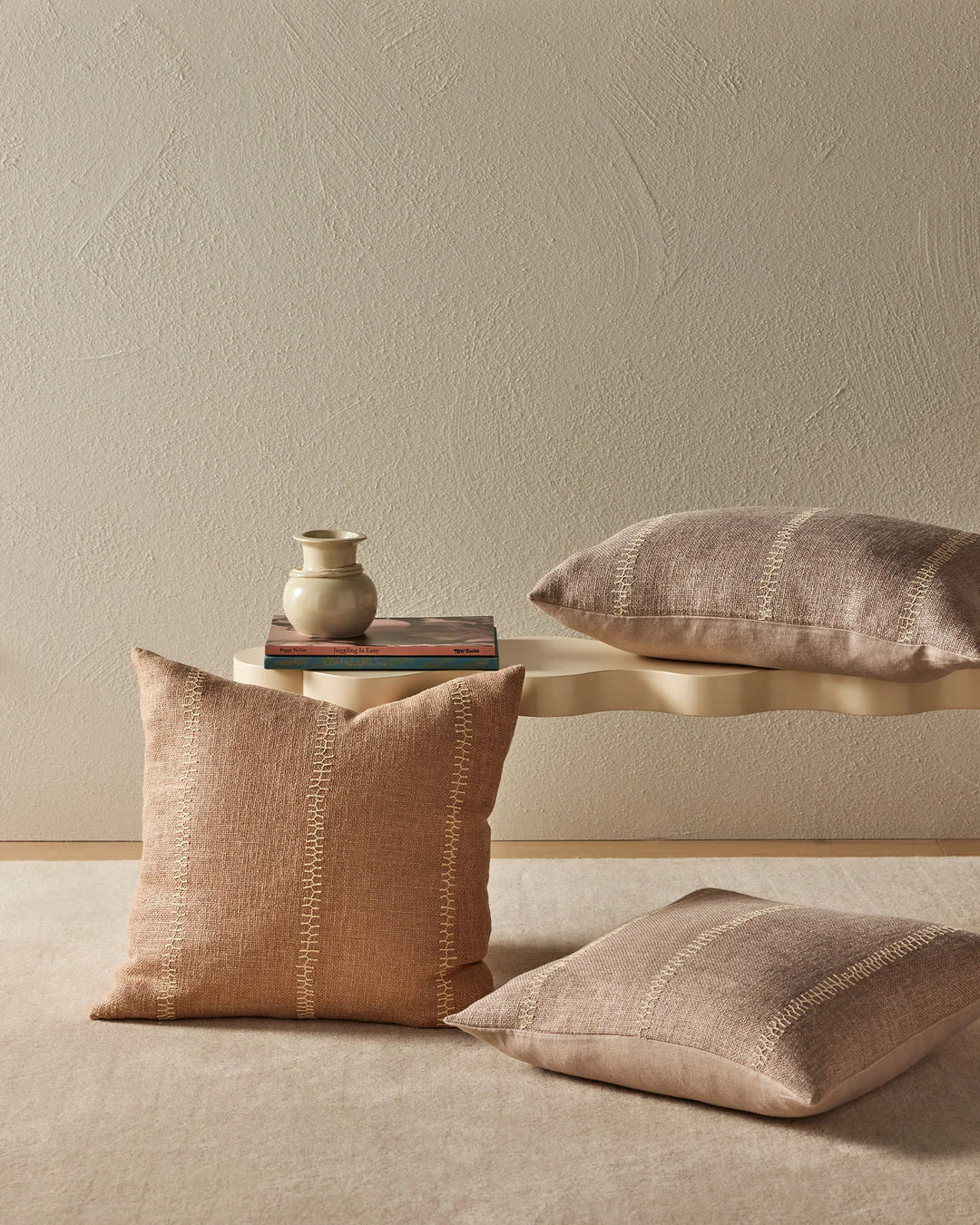 Maddalena Oatmeal Cushions