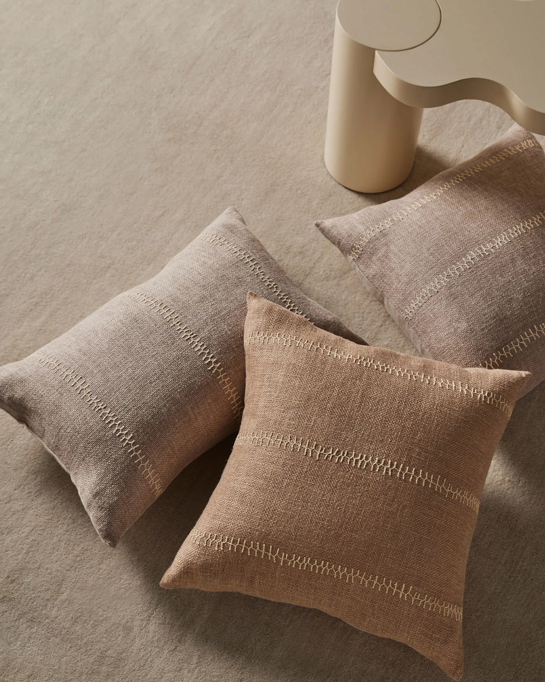 Maddalena Oatmeal Cushions