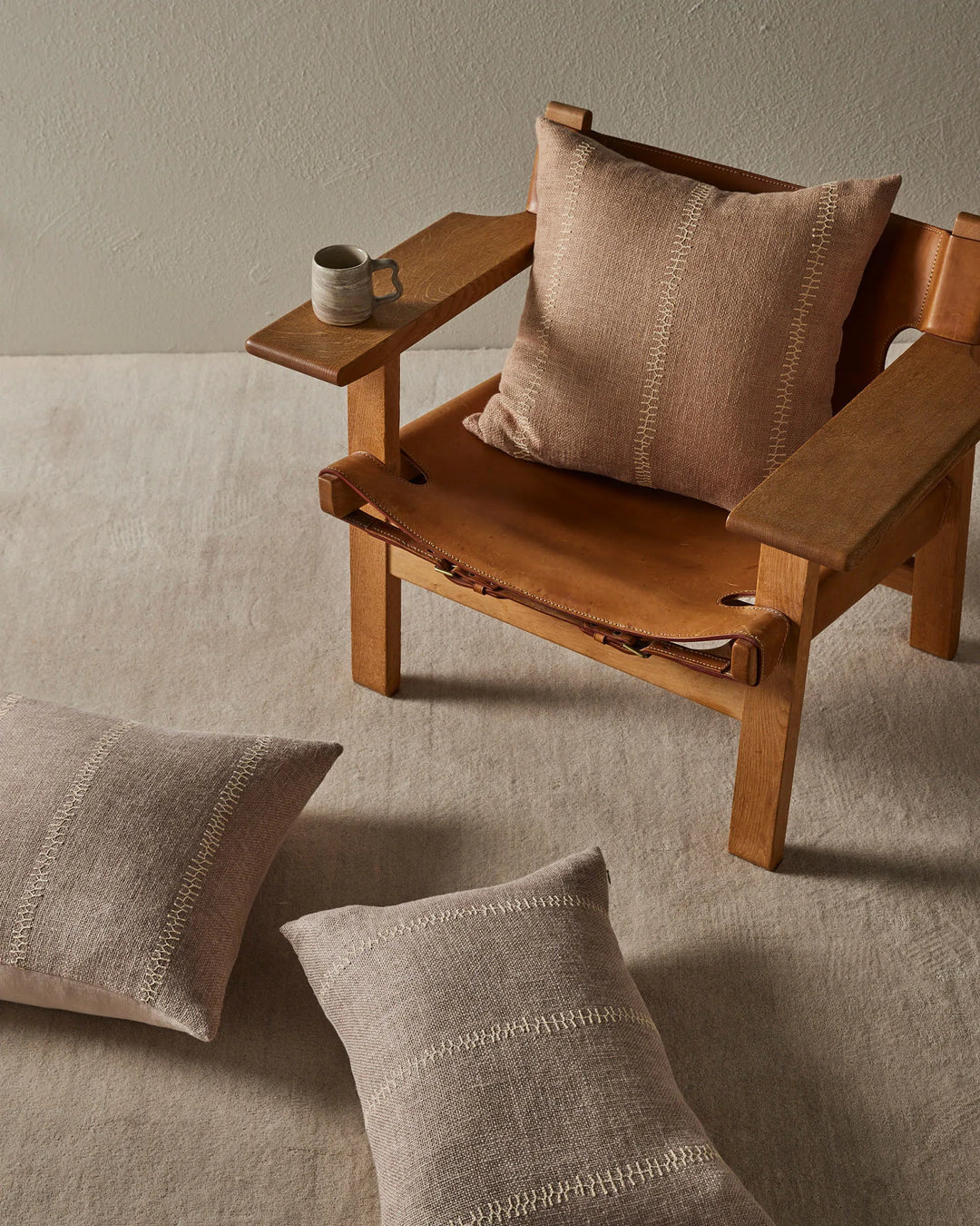 Maddalena Oatmeal Cushions