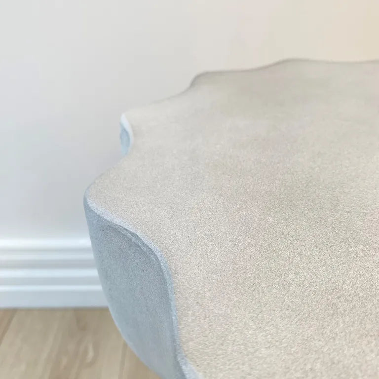 Fluted Side Table Stone