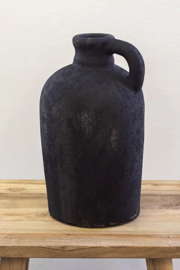 Weathered Black Jug