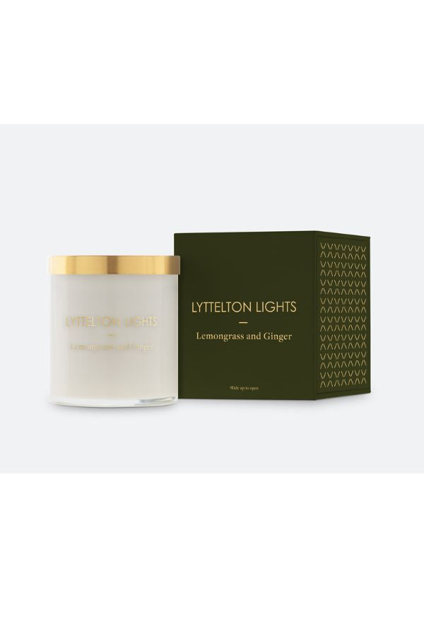 Lyttelton Lights LemonGrass &amp; Ginger candle